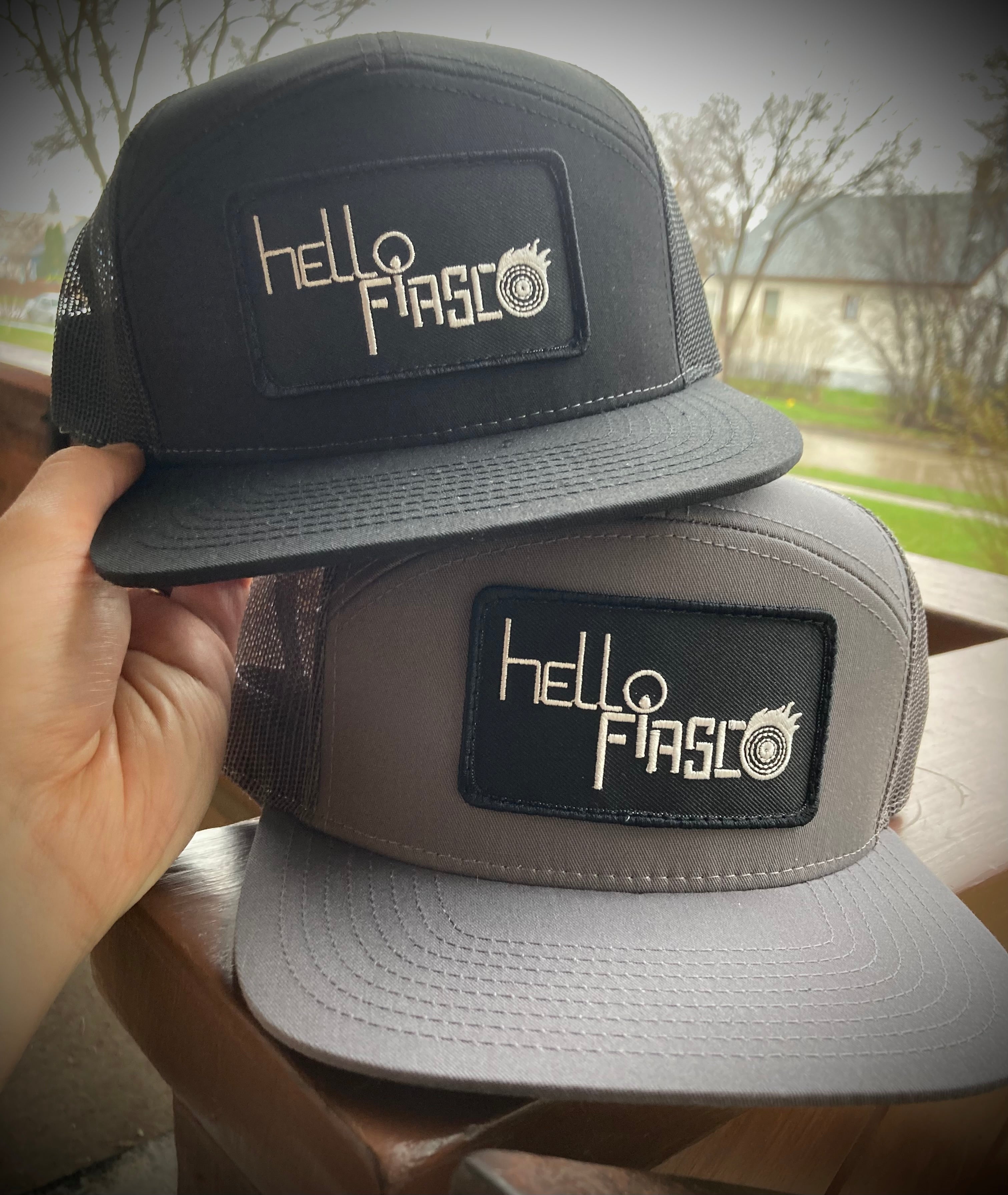 HF SUN HAT - GREY / GRAY (Canadian-American band)